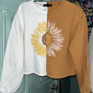 Color-block sweatshirt